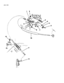 Diagram for Dodge Aries Throttle Cable - 4275907