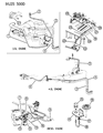 Diagram for 1995 Chrysler LeBaron Canister Purge Valve - 5227635