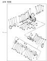 Diagram for 1990 Dodge D250 Power Steering Gear Seal - 4037635