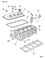Diagram for 1996 Dodge Stratus Cylinder Head Bolts - 6503562