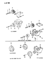 Diagram for 1989 Jeep Comanche Water Pump Pulley - 53002907