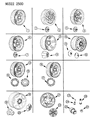 Diagram for Dodge Ramcharger Wheel Cover - 52006104