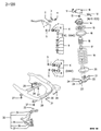 Diagram for 1993 Dodge Stealth Axle Beam Mount - MB573836
