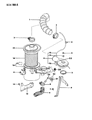 Diagram for Dodge Aries Air Filter - MD603340
