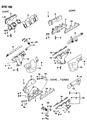 Diagram for 1996 Dodge Stealth Exhaust Manifold - MD302122