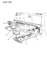 Diagram for Chrysler LeBaron Intake Manifold - 4667173