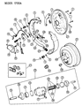 Diagram for Dodge Caravan Parking Brake Cable - 3461664