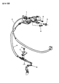 Diagram for 1991 Chrysler New Yorker Accelerator Cable - 5277832