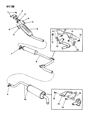 Diagram for Dodge Shadow Tail Pipe - 4427206