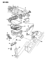 Diagram for Chrysler Town & Country Throttle Body Gasket - 4300071