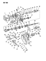 Diagram for Dodge Dakota Automatic Transmission Output Shaft Seal - 4338893