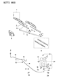 Diagram for 2003 Jeep Liberty Wiper Blade - WB000019AE
