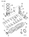 Diagram for 1995 Dodge Ram 2500 Piston Ring Set - 4761334