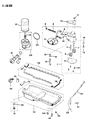 Diagram for 1990 Jeep Wrangler Oil Pan Gasket - 83504662