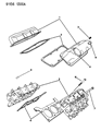 Diagram for 1992 Chrysler Town & Country Cylinder Head - R5633403