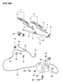 Diagram for 1992 Dodge Stealth Windshield Washer Nozzle - MB622717