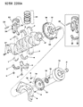 Diagram for 1992 Dodge Shadow Crankshaft Thrust Washer Set - 4637601