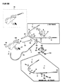 Diagram for 1991 Jeep Grand Wagoneer Parking Brake Cable - J5361279