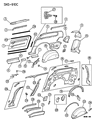 Diagram for Chrysler Voyager Seat Belt - 4716394