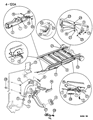 Diagram for Dodge Ram Van Parking Brake Cable - 4485114