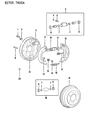 Diagram for Dodge Raider Wheel Cylinder - MB238829