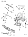 Diagram for 1995 Jeep Grand Cherokee Wiper Blade - 56005186AB