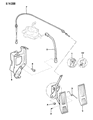 Diagram for 1989 Jeep Wagoneer Throttle Cable - 53005201