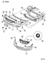 Diagram for 1996 Chrysler Town & Country Bumper - 4883849AA