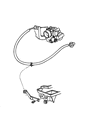 Diagram for 1993 Chrysler New Yorker Throttle Cable - 4300850
