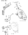 Diagram for Chrysler Conquest Clutch Fork - MD715650