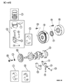 Diagram for 1997 Chrysler LHS Crankshaft Pulley - 4663176