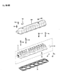 Diagram for 1989 Jeep Cherokee Cylinder Head Gasket - 33004447