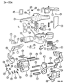 Diagram for 1998 Chrysler Town & Country Evaporator - 4882355AB