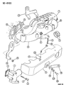Diagram for Jeep Cherokee Exhaust Manifold - 4720204