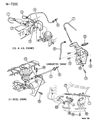 Diagram for 1992 Jeep Comanche Throttle Cable - 52077578