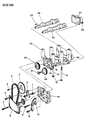 Diagram for Chrysler Voyager Timing Chain Guide - 4343660