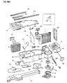 Diagram for Chrysler Heater Core - 3848300