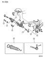 Diagram for Dodge Dakota Rack And Pinion - 52038612