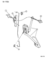 Diagram for 1995 Chrysler LHS Throttle Cable - 4592201