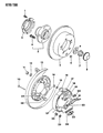 Diagram for Mopar Wheel Bearing Dust Cap - MB515405