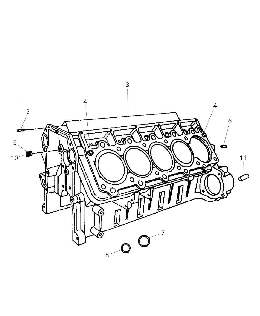 Mopar R8236661AA Engine-Long Block