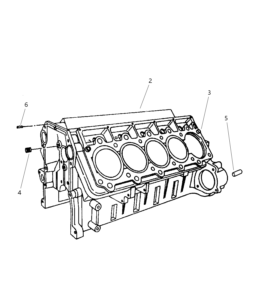 Mopar 4763703AD Engine-Short