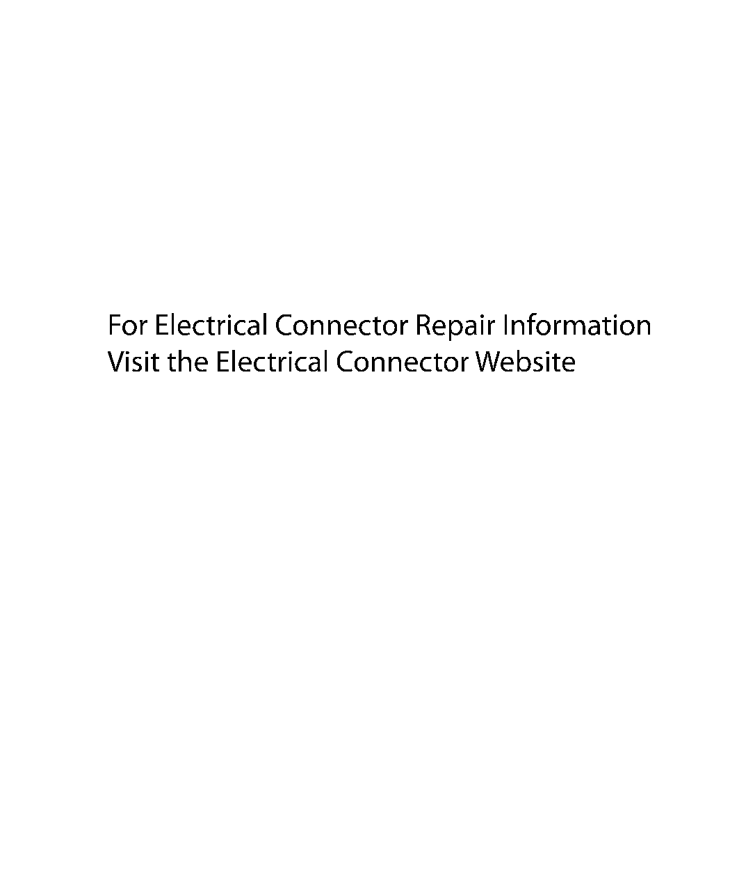 Mopar 5014757AD Manual-Connector Repair