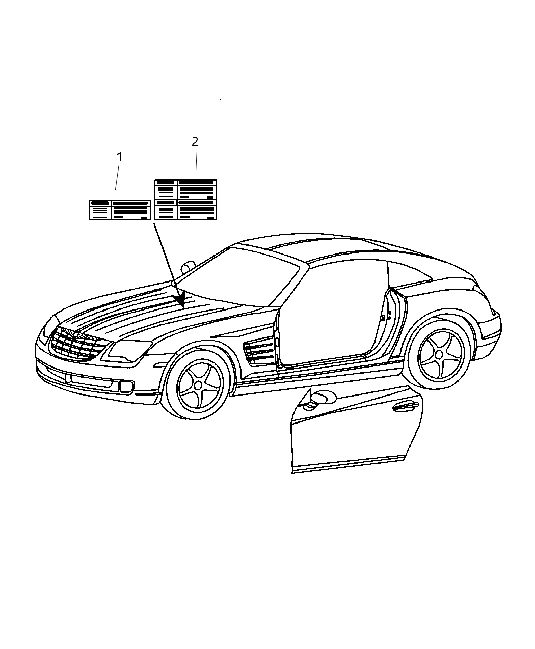 Mopar 5114033AA Decal-A/C System Specification
