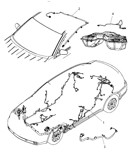 2011 Chrysler 200 Wiring-Unified Body Diagram for 68061526AC
