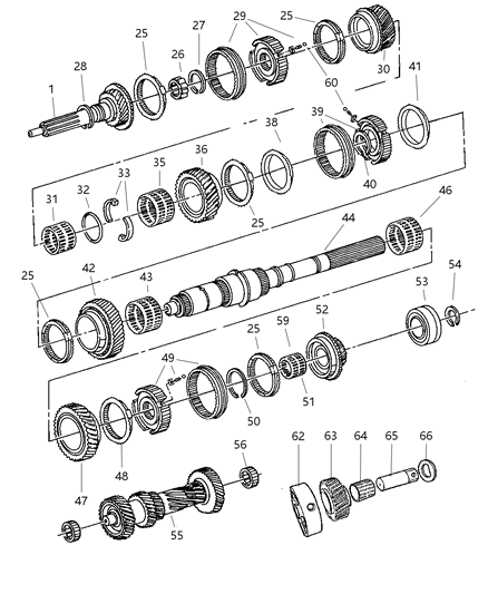 2003 Jeep Liberty Shaft-Input Diagram for 5013409AA