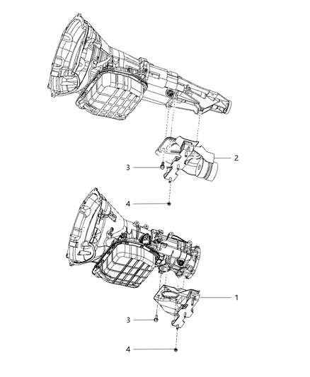 2008 Dodge Ram 3500 Mounting Support Diagram