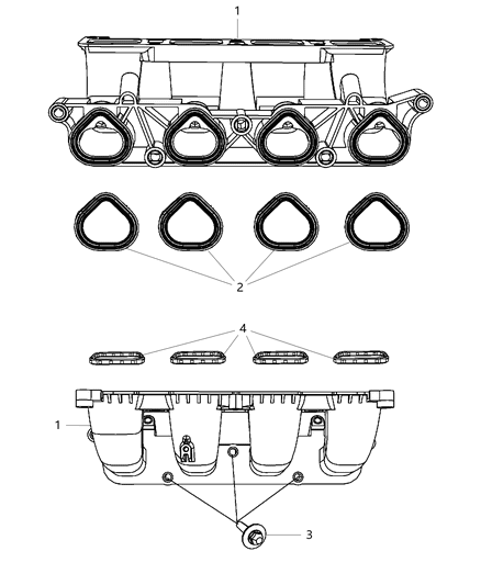 2009 Chrysler PT Cruiser Intake Manifold Diagram 3