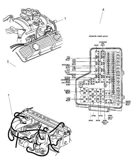 2004 Dodge Ram 1500 Wiring-Engine Diagram for 56051962AD