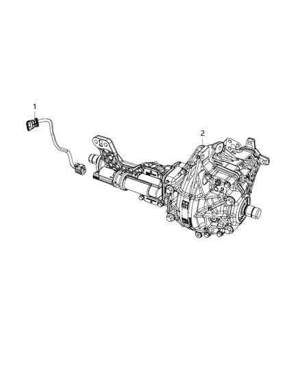 2021 Ram 1500 Wiring, Front Axle Disconnect Diagram